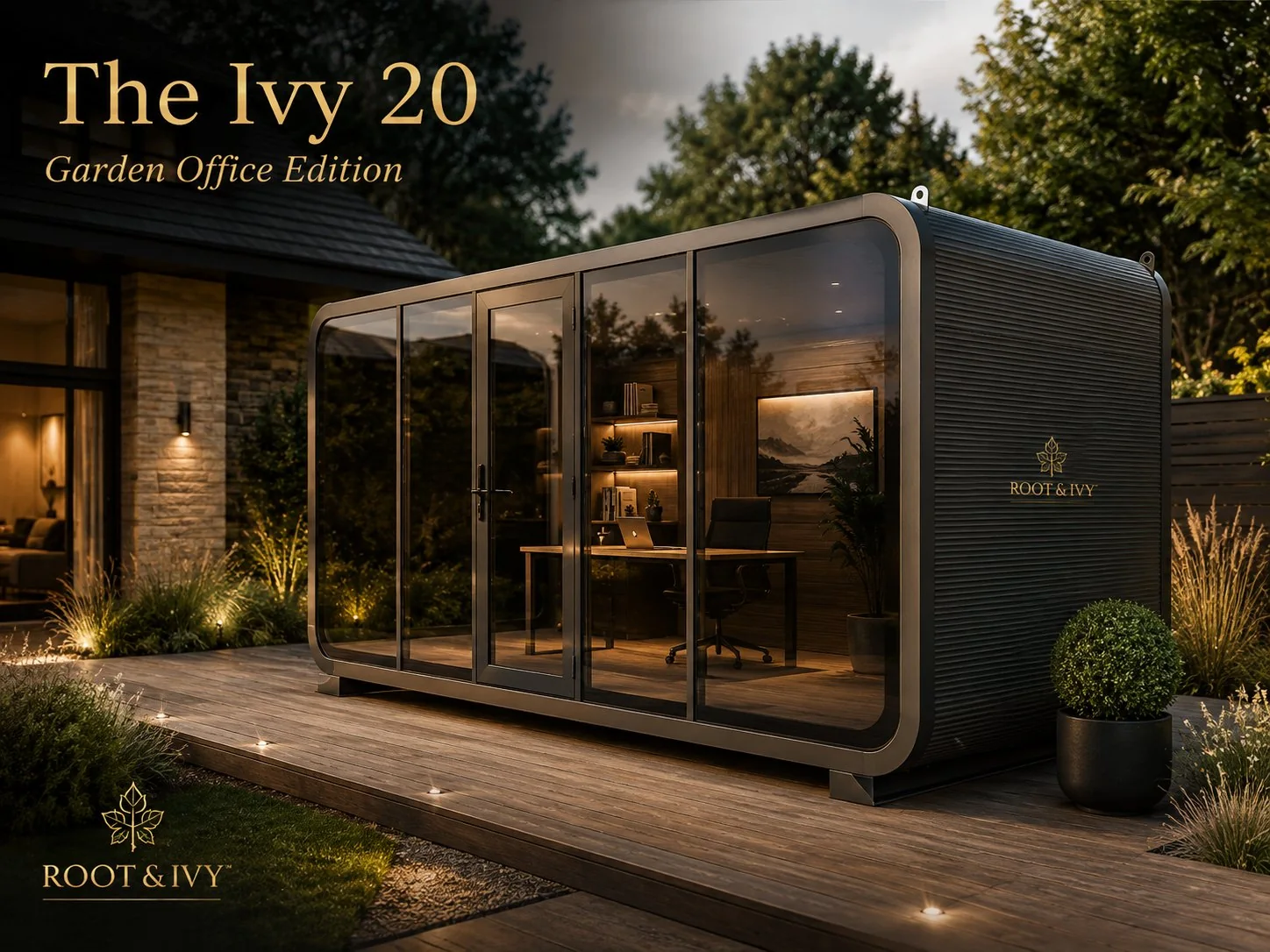Ivy 20 garden-office style visualisation