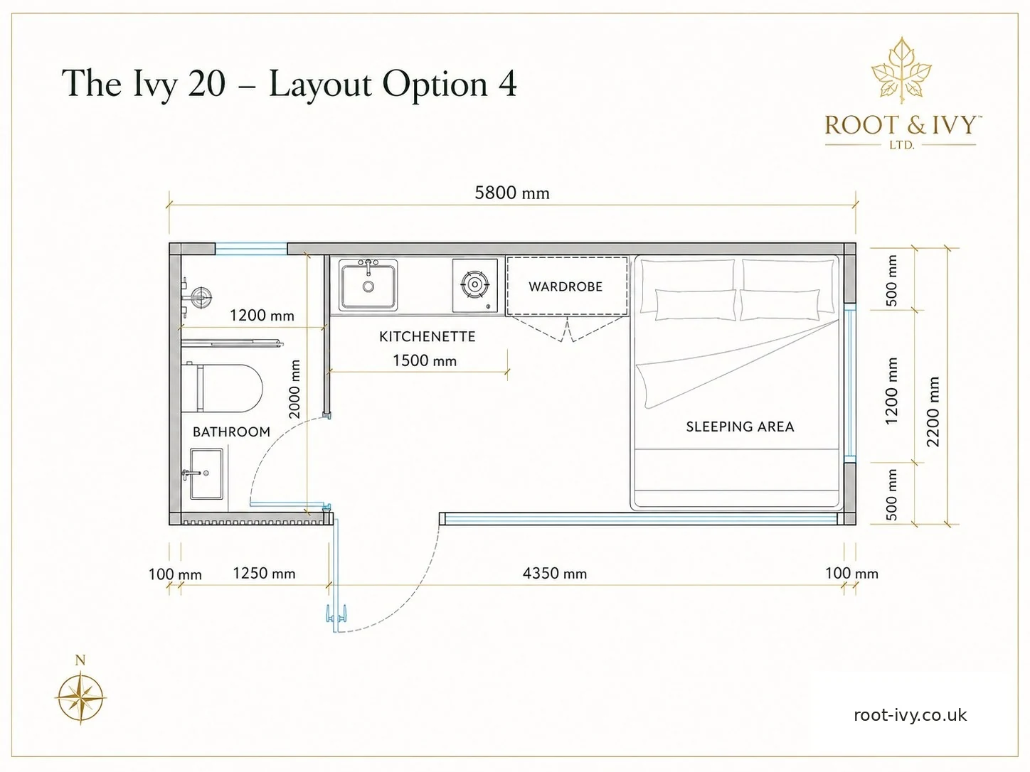 English Ivy 20 example floor plan